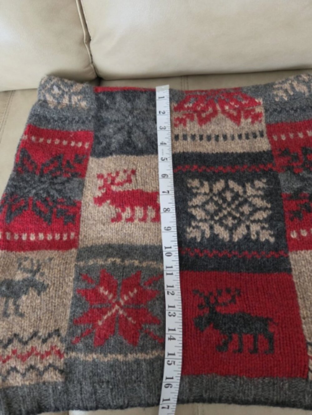 Original Honeybea Bum Warmer Winter Warm Wool Skirt Size XL - Picture 8 of 9